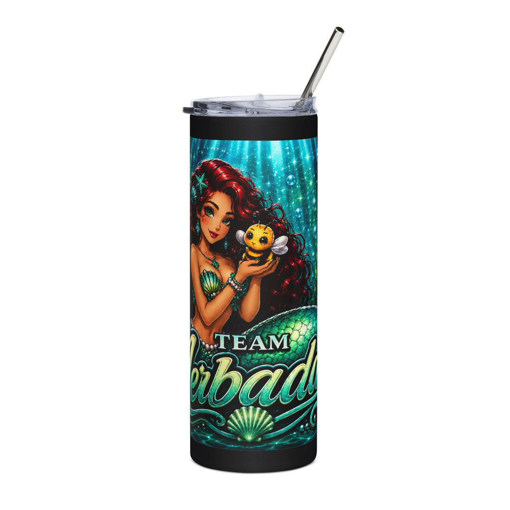 Mermaid Team 20oz Stainless Steel Tumbler — Sparkling Ocean Travel Cup